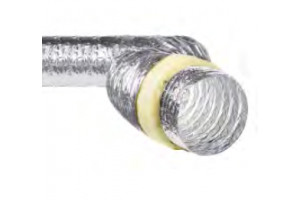 Aliuminis minkštas garso slopinimo ortakis Brofer D125 su stiklo vatos izoliacija 25mm storio 10 m. SONO125 Aliuminis minkštas garso slopinimo ortakis Brofer D125 su stiklo vatos izoliacija 25mm storio 10 m. SONO125